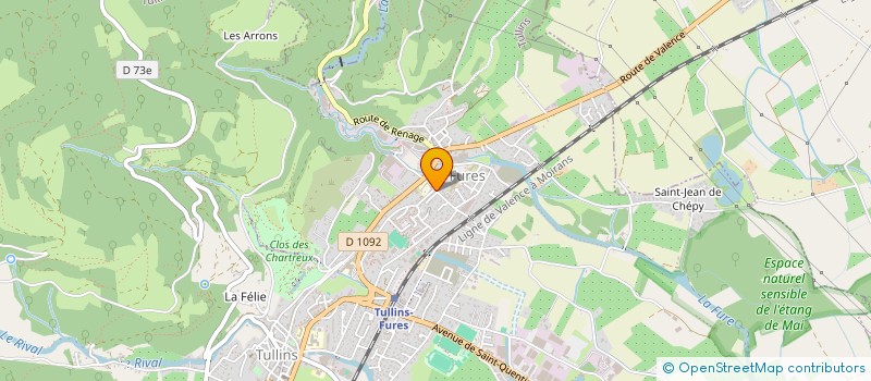 localisation de l'entreprise MADAME LUCIE DUTHOIT à TULLINS