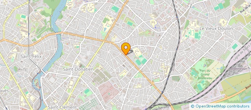 localisation de l'entreprise MADAME LUCIE DUVAL à NANTES