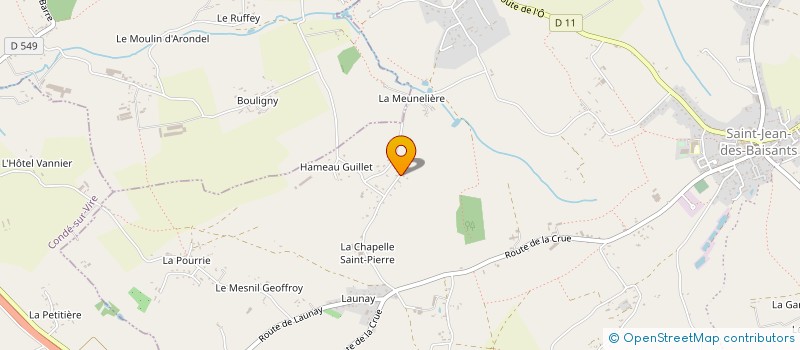 localisation de l'entreprise MADAME LUCIE ERNAULT  SAINT-JEAN-D'ELLE