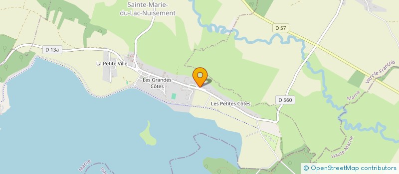 localisation de l'entreprise MADAME LUCIE ESCUDIE  SAINTE-MARIE-DU-LAC-NUISEMENT