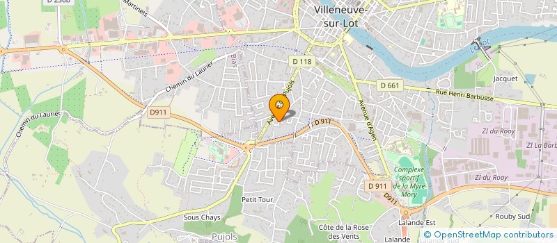 localisation de l'entreprise MADAME LUCIE ESQUIEU  VILLENEUVE-SUR-LOT