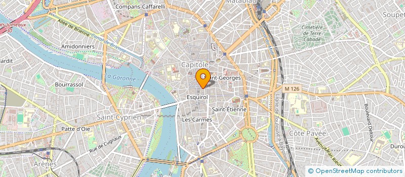 localisation de l'entreprise MADAME LUCIE ESTEVE  TOULOUSE