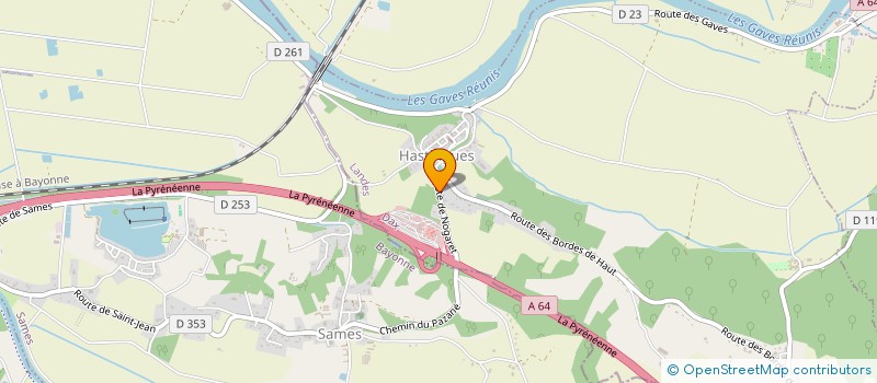 localisation de l'entreprise MADAME LUCIE ETCHEBERS  HASTINGUES