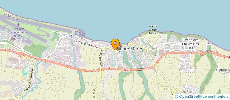 localisation de l'entreprise MADAME LUCIE ETHEVE à SAINTE-MARIE