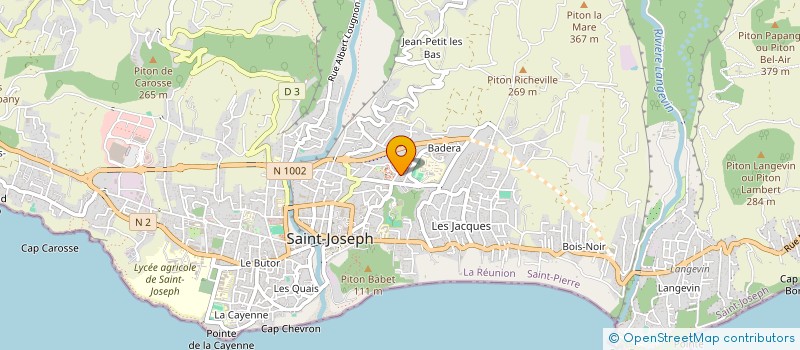 localisation de l'entreprise MADAME LUCIE ETHEVE à SAINT-JOSEPH