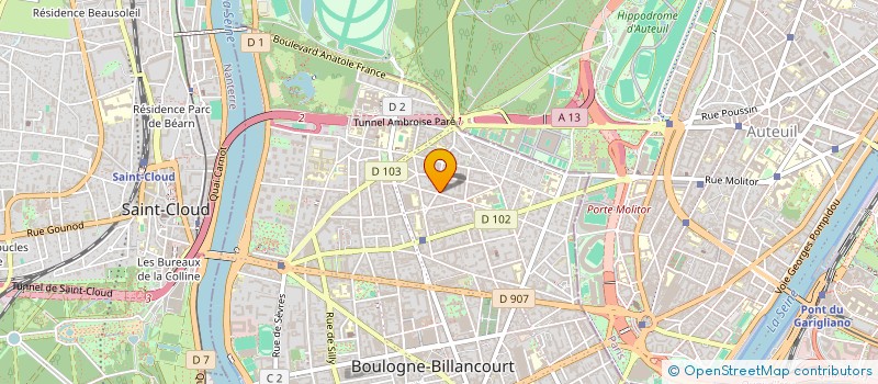 localisation de l'entreprise MADAME LUCIE EUGENIE FABRO à BOULOGNE-BILLANCOURT