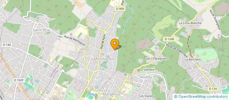 localisation de l'entreprise MADAME LUCIE EUZET  MONTLIGNON