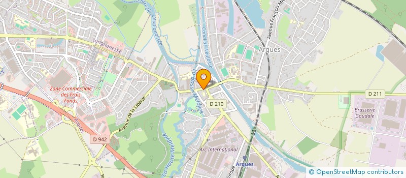 localisation de l'entreprise MADAME LUCIE EVRARD  ARQUES