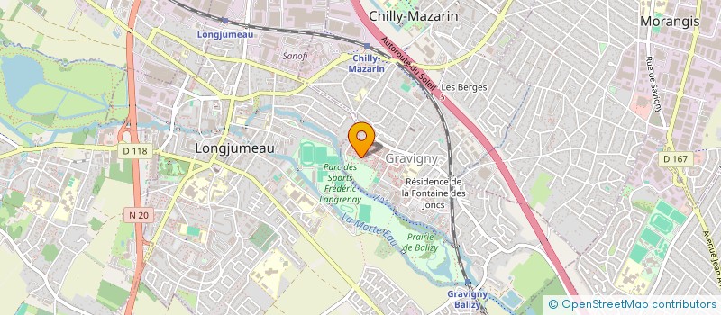 localisation de l'entreprise MADAME LUCIE EYAMO MBOE  CHILLY-MAZARIN