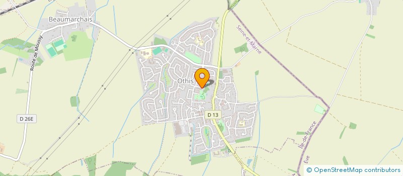 localisation de l'entreprise MADAME LUCIE FAGEDET  OTHIS