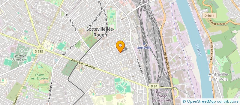 localisation de l'entreprise MADAME LUCIE FALISOA  SOTTEVILLE-LES-ROUEN