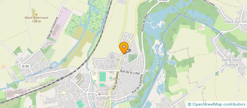 localisation de l'entreprise MADAME LUCIE FALIZE  CORBIE