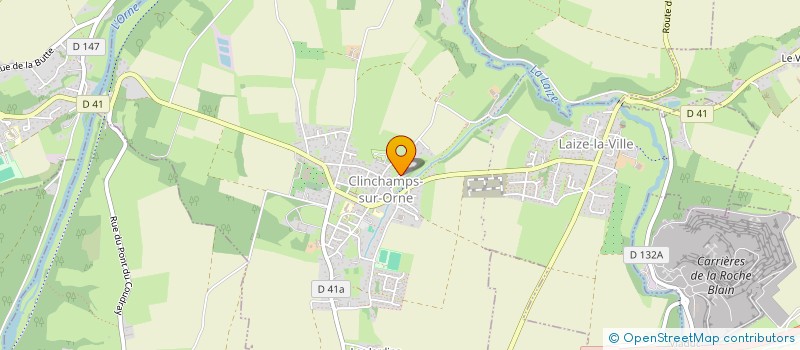 localisation de l'entreprise MADAME LUCIE FARCY  LAIZE-CLINCHAMPS