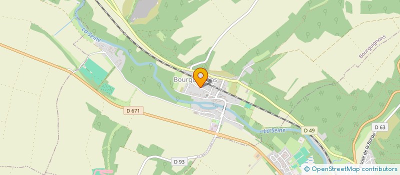 localisation de l'entreprise MADAME LUCIE FAUCHE  BOURGUIGNONS