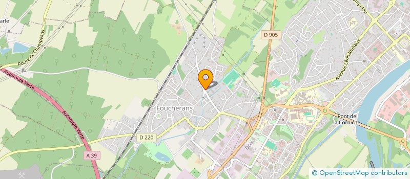 localisation de l'entreprise MADAME LUCIE FAURE  FOUCHERANS