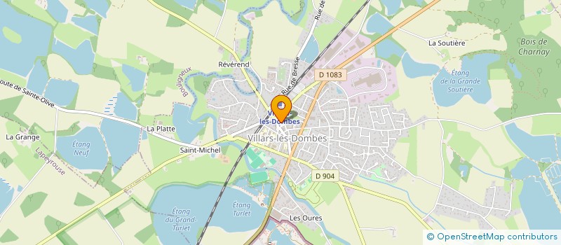 localisation de l'entreprise MADAME LUCIE FERLICOT  VILLARS-LES-DOMBES