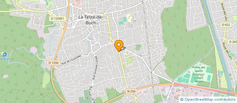 localisation de l'entreprise MADAME LUCIE FERREIRA  LA TESTE-DE-BUCH