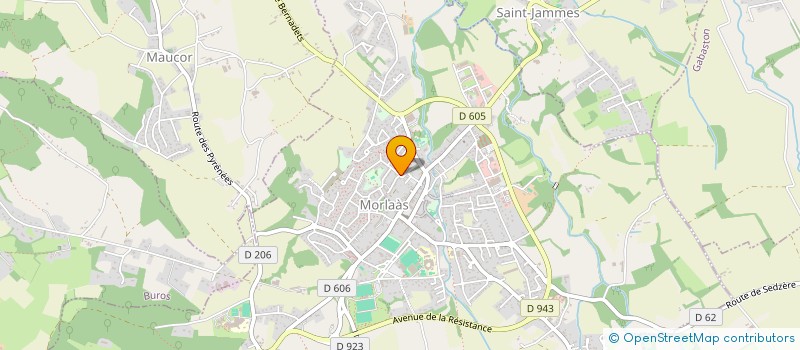 localisation de l'entreprise MADAME LUCIE FERRIZ  MORLAAS