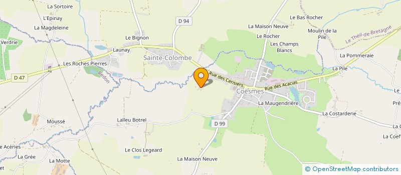 localisation de l'entreprise MADAME LUCIE FIEURGANT  TRESBUF