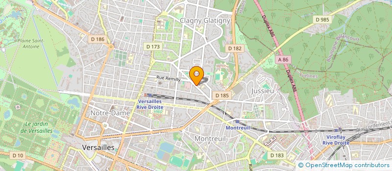 localisation de l'entreprise MADAME LUCIE FILIOL DE RAIMOND à VERSAILLES