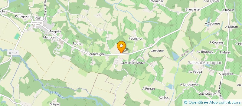 localisation de l'entreprise MADAME LUCIE FLACELIERE à LOUBEDAT
