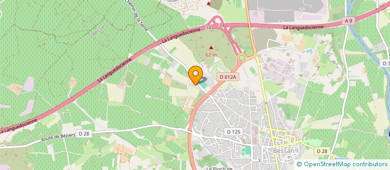 localisation de l'entreprise MADAME LUCIE FONTAINE  BESSAN