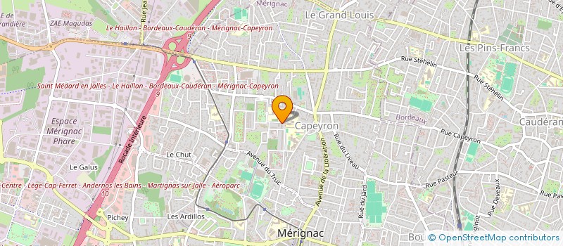 localisation de l'entreprise MADAME LUCIE FORT  MERIGNAC