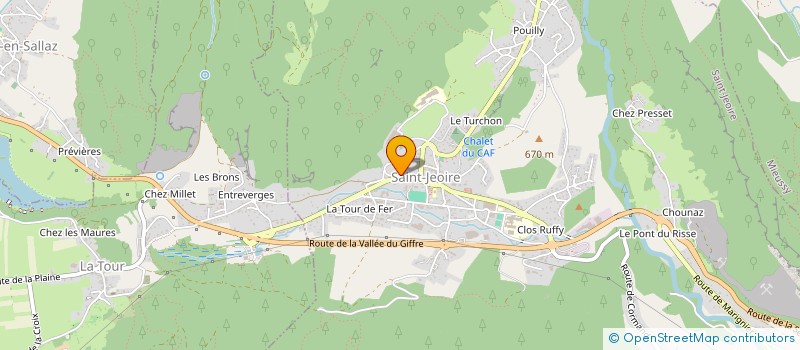 localisation de l'entreprise MADAME LUCIE FOUASSIER  SAINT-JEOIRE