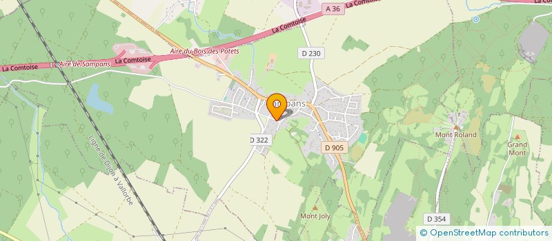 localisation de l'entreprise MADAME LUCIE FOUIN  SAMPANS