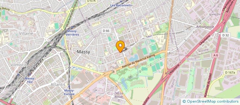 localisation de l'entreprise MADAME LUCIE FOURNIER  MASSY