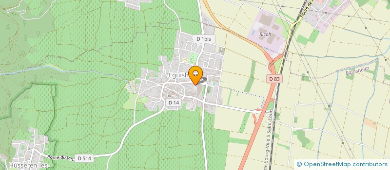 localisation de l'entreprise MADAME LUCIE FRANTZ  EGUISHEIM