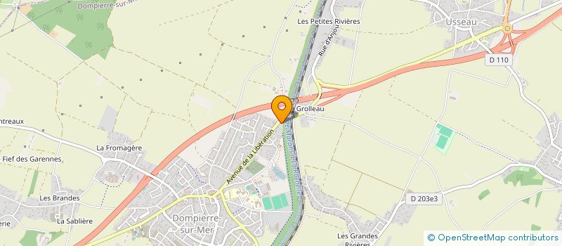 localisation de l'entreprise MADAME LUCIE FRASCADORE  DOMPIERRE-SUR-MER