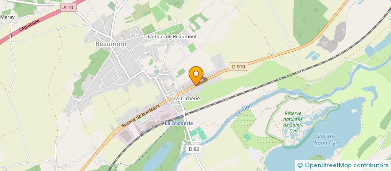 localisation de l'entreprise MADAME LUCIE FRICARD  BEAUMONT SAINT-CYR