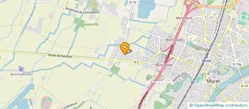 localisation de l'entreprise MADAME LUCIE GABANOU  MURET