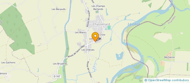 localisation de l'entreprise MADAME LUCIE GACON  CHASSENARD