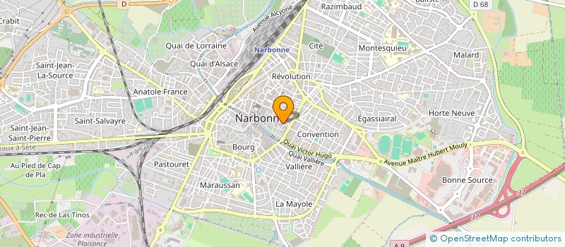 localisation de l'entreprise MADAME LUCIE GALLAIS  NARBONNE