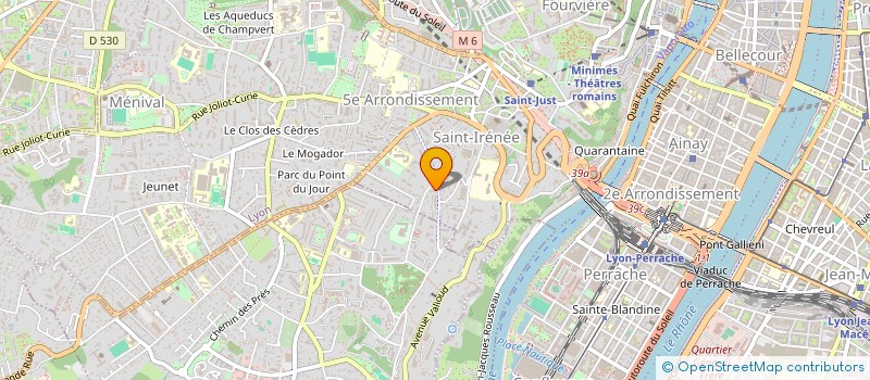localisation de l'entreprise MADAME LUCIE GARCIA à LYON