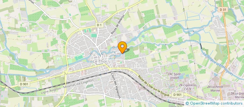 localisation de l'entreprise MADAME LUCIE GARRIDO BURGOS  LE THOR