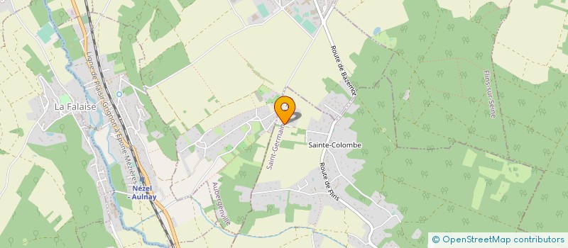 localisation de l'entreprise MADAME LUCIE GAUDRY  BAZEMONT