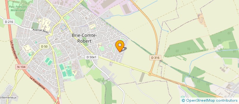 localisation de l'entreprise MADAME LUCIE GAULTIER à VAUX-LE-PENIL