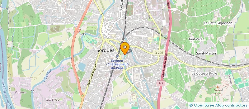 localisation de l'entreprise MADAME LUCIE GAUTHIER à SORGUES