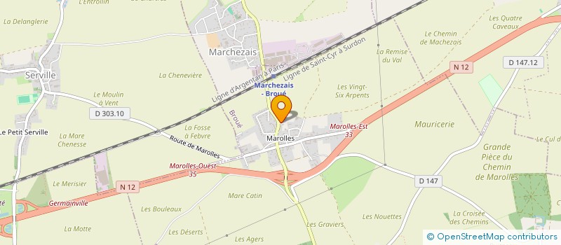 localisation de l'entreprise MADAME LUCIE GAUTRON à MARCHEZAIS