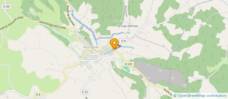 localisation de l'entreprise MADAME LUCIE GAYOU  AURIGNAC