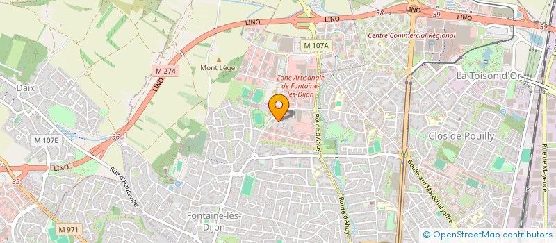 localisation de l'entreprise MADAME LUCIE GAZELLE  MARCILLY-SUR-TILLE