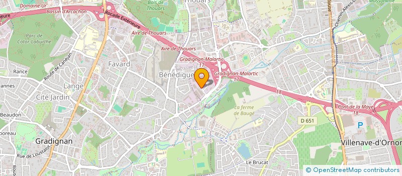 localisation de l'entreprise MADAME LUCIE GEBEL  VILLENAVE D ORNON