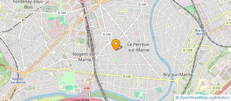 localisation de l'entreprise MADAME LUCIE GELOT  LE PERREUX-SUR-MARNE