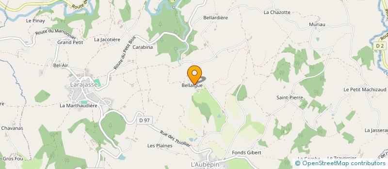 localisation de l'entreprise MADAME LUCIE GENDRE à LARAJASSE