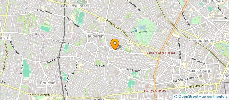 localisation de l'entreprise MADAME LUCIE GENDREAU  BORDEAUX