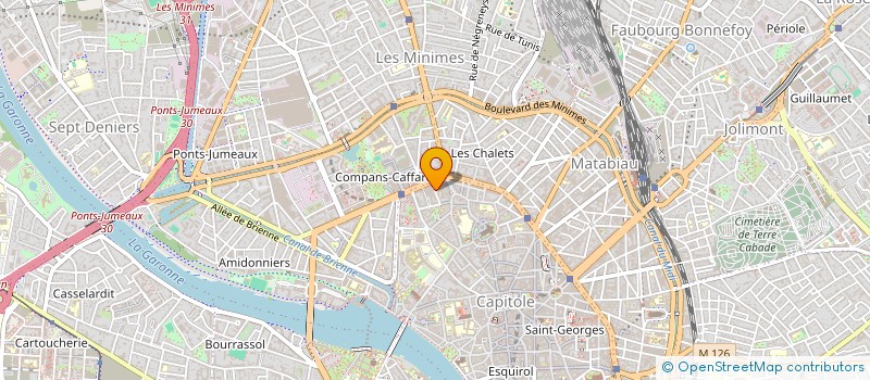 localisation de l'entreprise MADAME LUCIE GENNARI--LAURENS  TOULOUSE