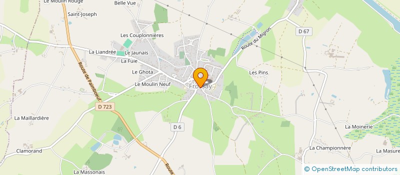 localisation de l'entreprise MADAME LUCIE GEORGES à CHAUVE